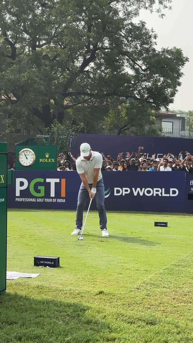 Rory McIlroy Begins Final Round at DP World Indian Open Rory McIlroy Begins Final Round at DP World Indian Open