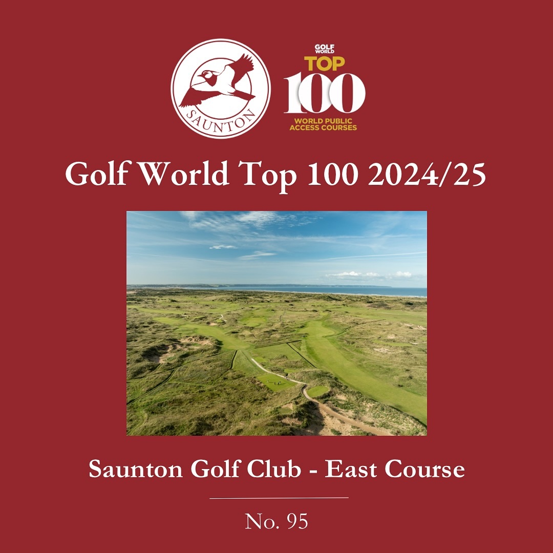 Saunton Golf Club's East Course ranks 95th in World Top 100 - @https://www.instagram.com/sauntongolfclub