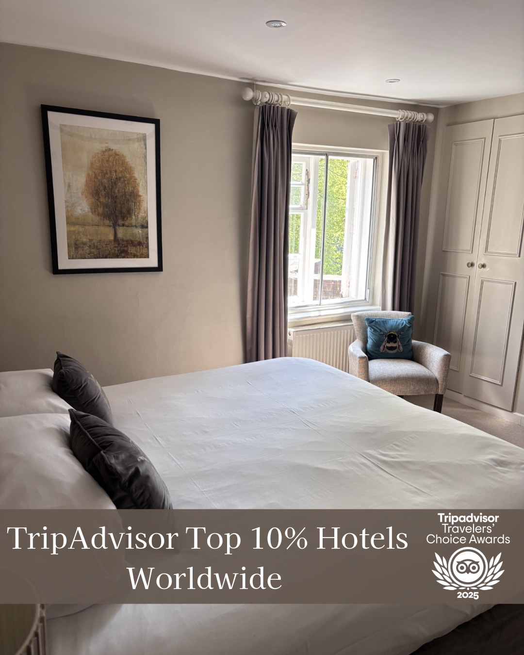 Bell Inn Ranks Among Top 10 Percent of Hotels Worldwide! - @https://www.instagram.com/bellinn_newforest