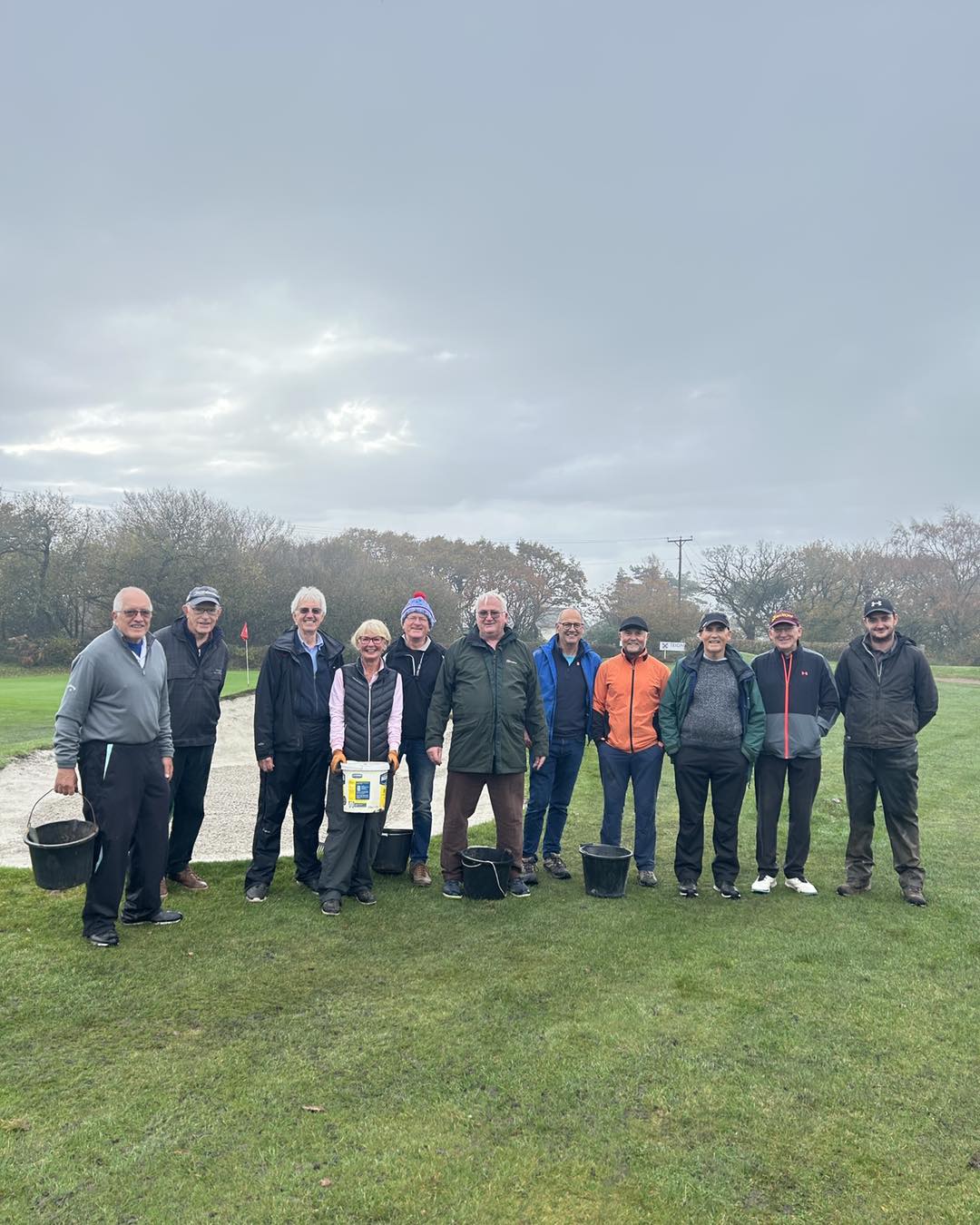 Members Volunteer to Divot Fairways at Teignmouth Golf Club - @https://www.instagram.com/teignmouthgc