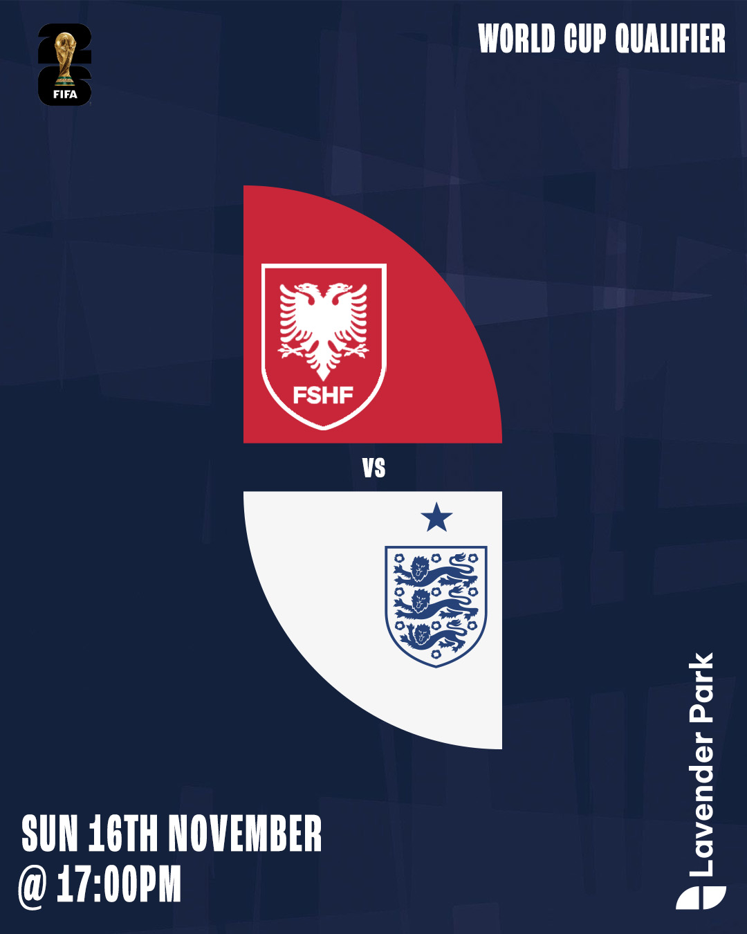 Exciting World Cup Qualifier: Albania vs England at Lavender Park! - @https://www.instagram.com/lavenderparkgolf