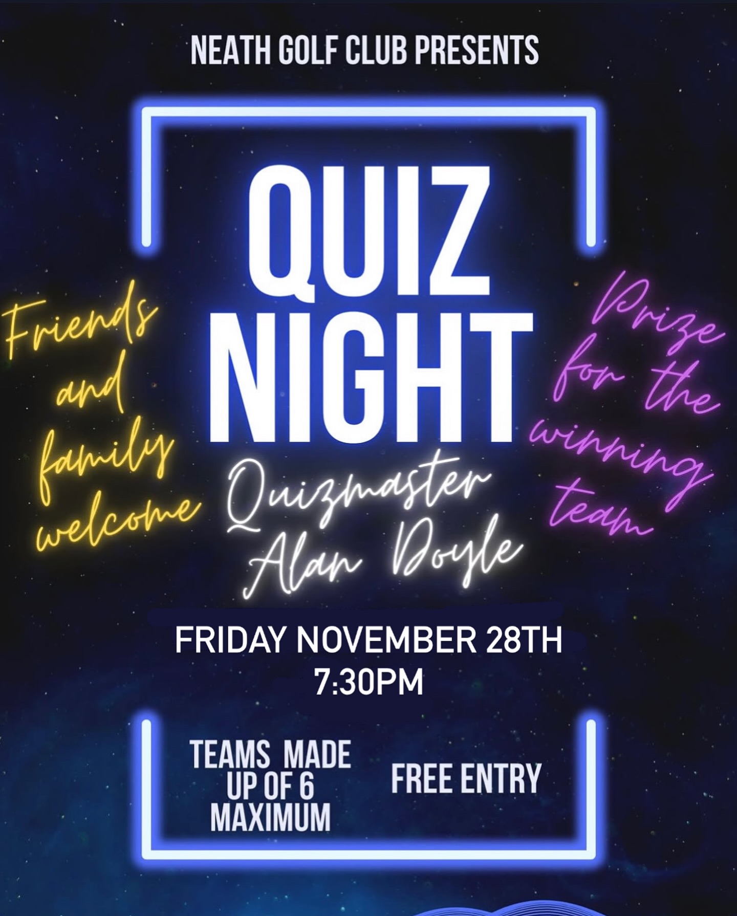 Join Us for a Fun Quiz Night at Neath Golf Club! - @https://www.instagram.com/neathgolf