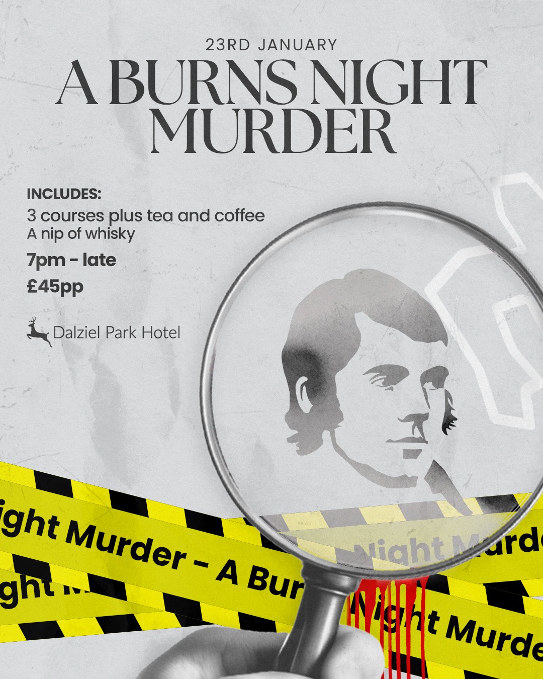 Join the Murderous Burns Supper at Dalziel Park - @https://www.instagram.com/dalzielparkhotel