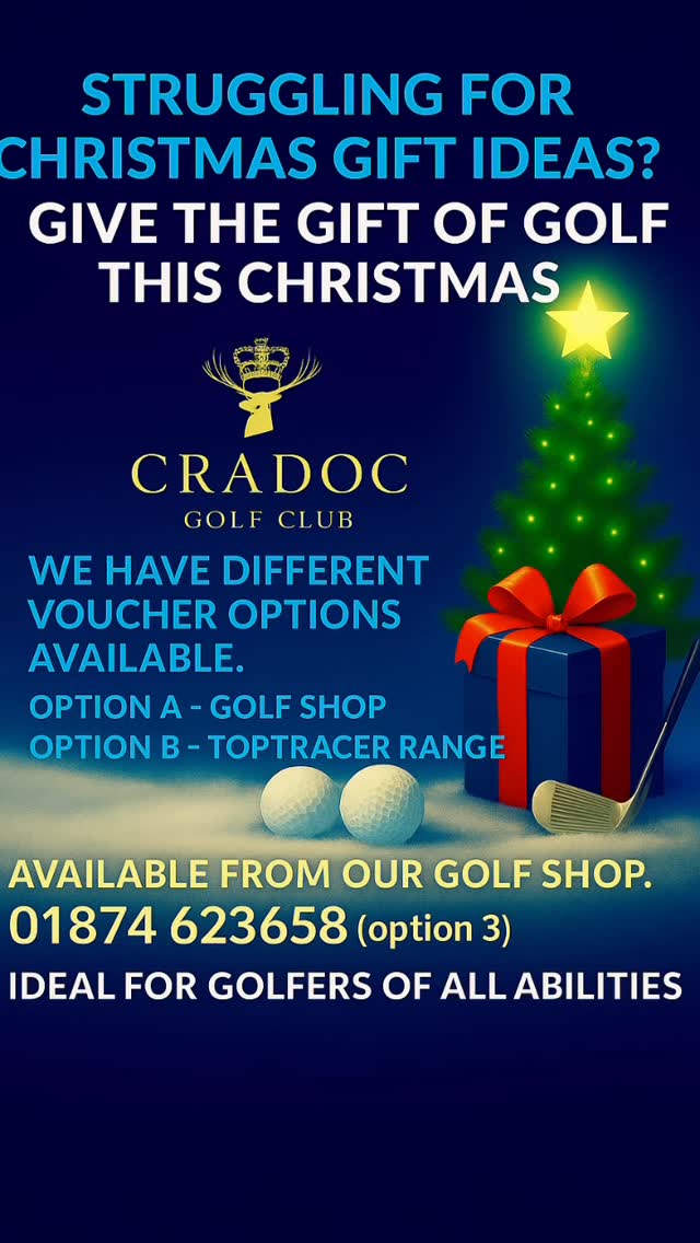 Exciting Christmas Vouchers Now Available at Cradoc Golf Club! - @https://www.instagram.com/cradocgolfclub