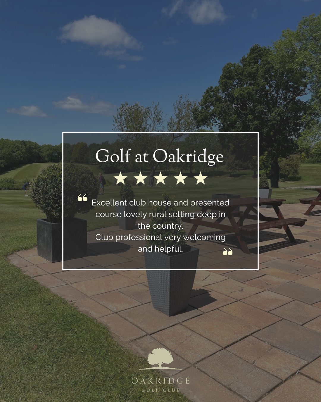 Feedback from Our Golfers: A Memorable Experience Awaits at Oakridge Golf Club - @https://www.instagram.com/oakridgegolfclub