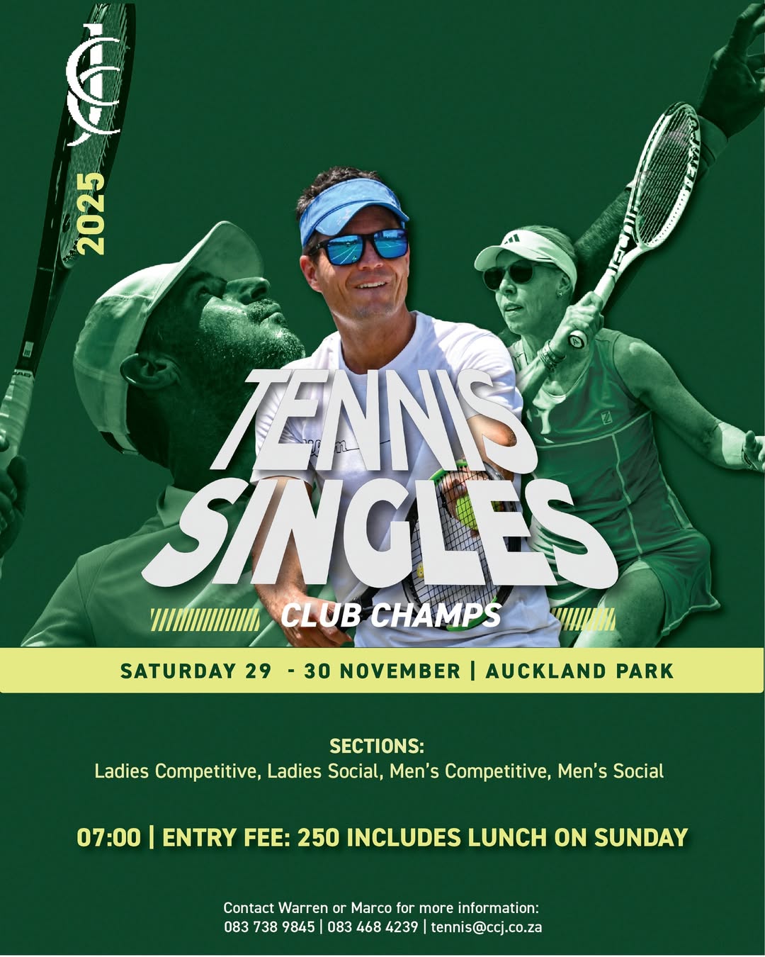 Join the Excitement at the 2025 Tennis Singles Club Championships! - @https://www.instagram.com/country_club_johannesburg