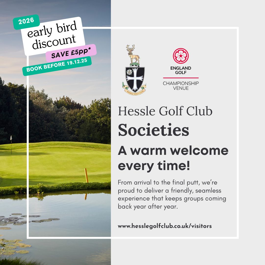 Societies & Group Bookings at Hessle Golf Club – A Warm Welcome! - @https://www.instagram.com/hessle_golf_club