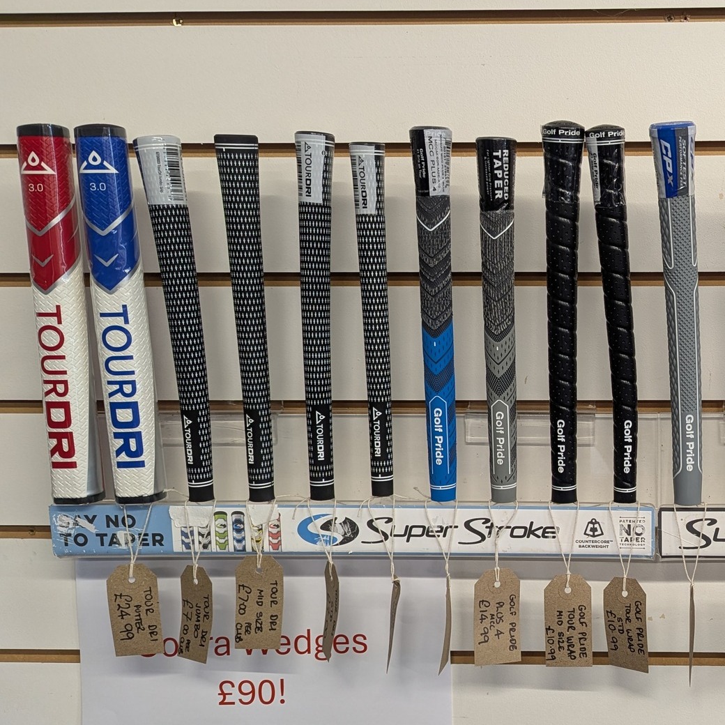 Get Your Golf Clubs Re-Gripped Today at Sidmouth Golf Club - @https://www.instagram.com/sidmouthgolf