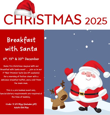 Join Us for a Festive Breakfast with Santa Celebration - @https://www.instagram.com/bromsgrovegolf