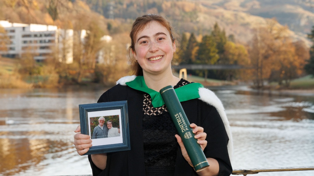 Double Congratulations to UofStirling Winter Graduate Christina - @https://www.instagram.com/universityofstirling