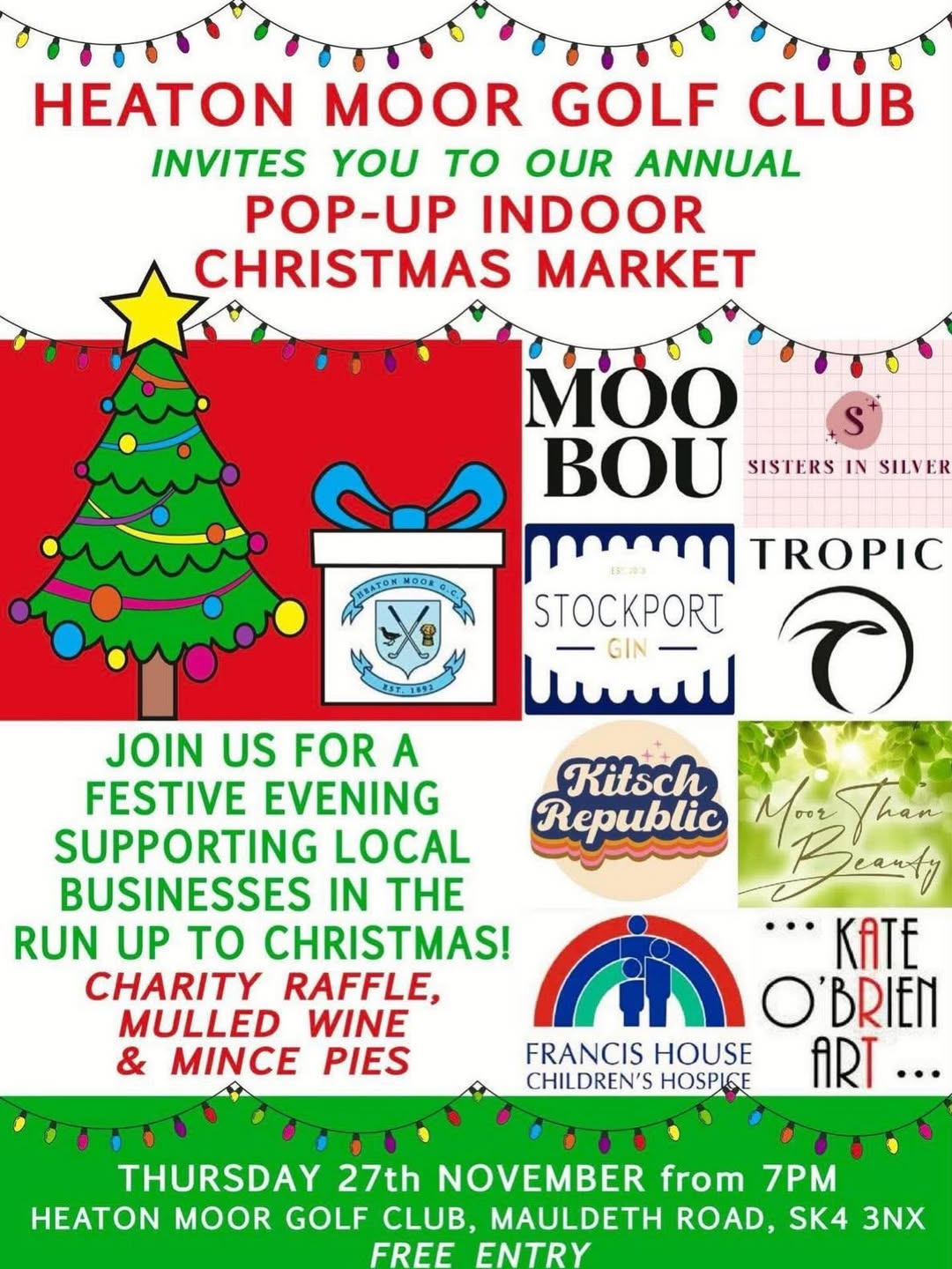 Join Us for the Annual Indoor Christmas Market at Heaton Moor Golf Club! - @https://www.instagram.com/heatonmoorgolf