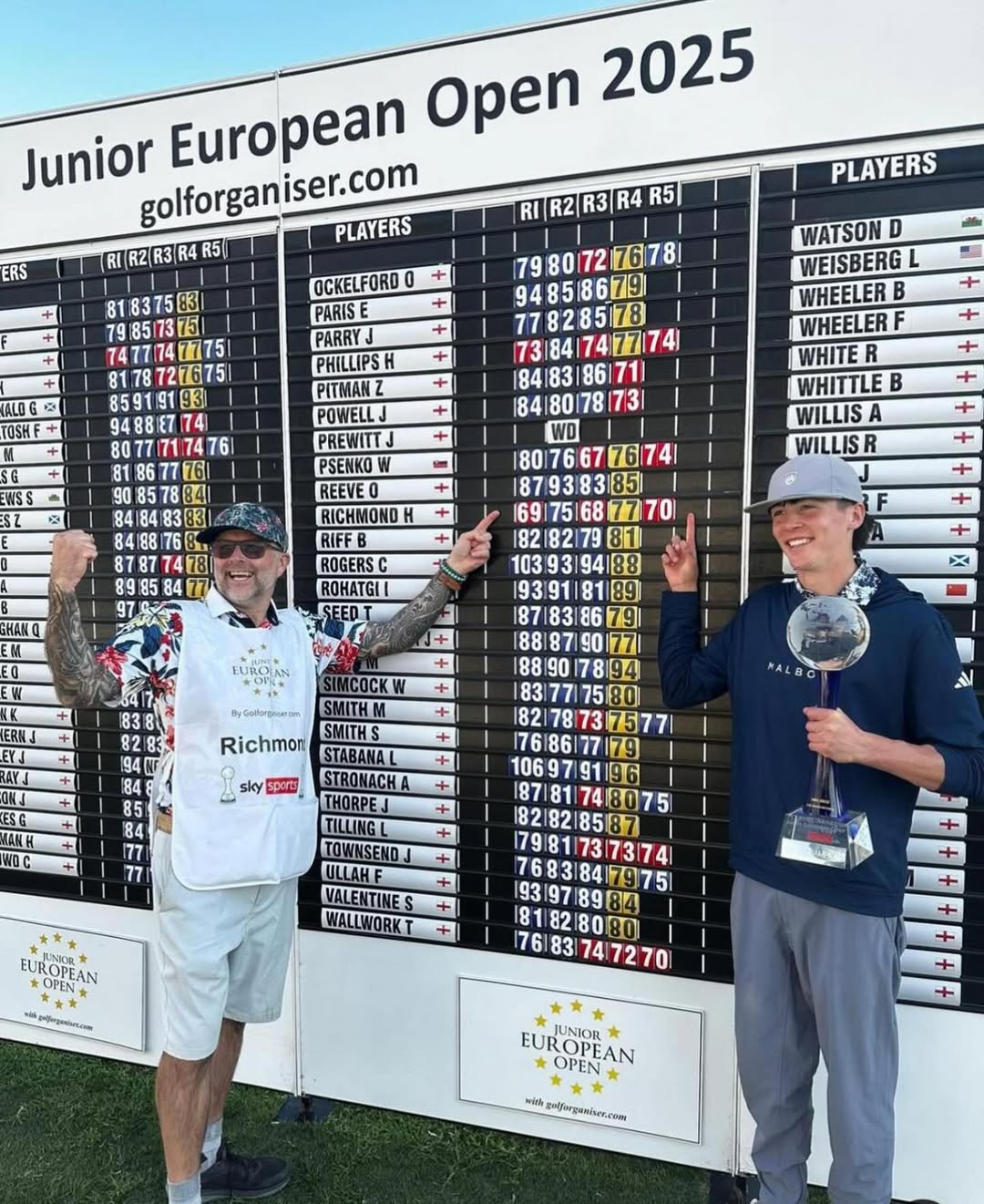 The Bradford Golf Club Celebrates Junior European Open Champion Harry Richmond - @https://www.instagram.com/thebradfordgc