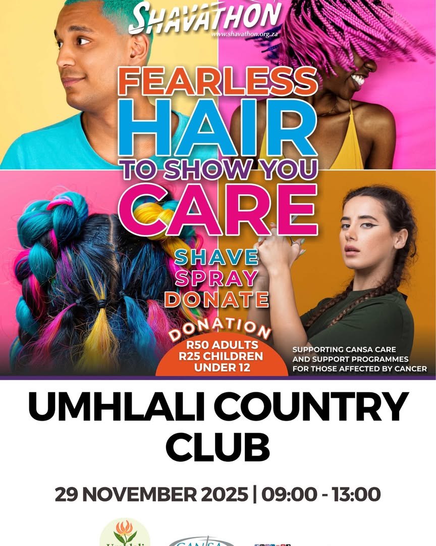 Join the Annual CANSA Shavathon at Umhlali Country Club This Saturday - @https://www.instagram.com/umhlalicountryclub