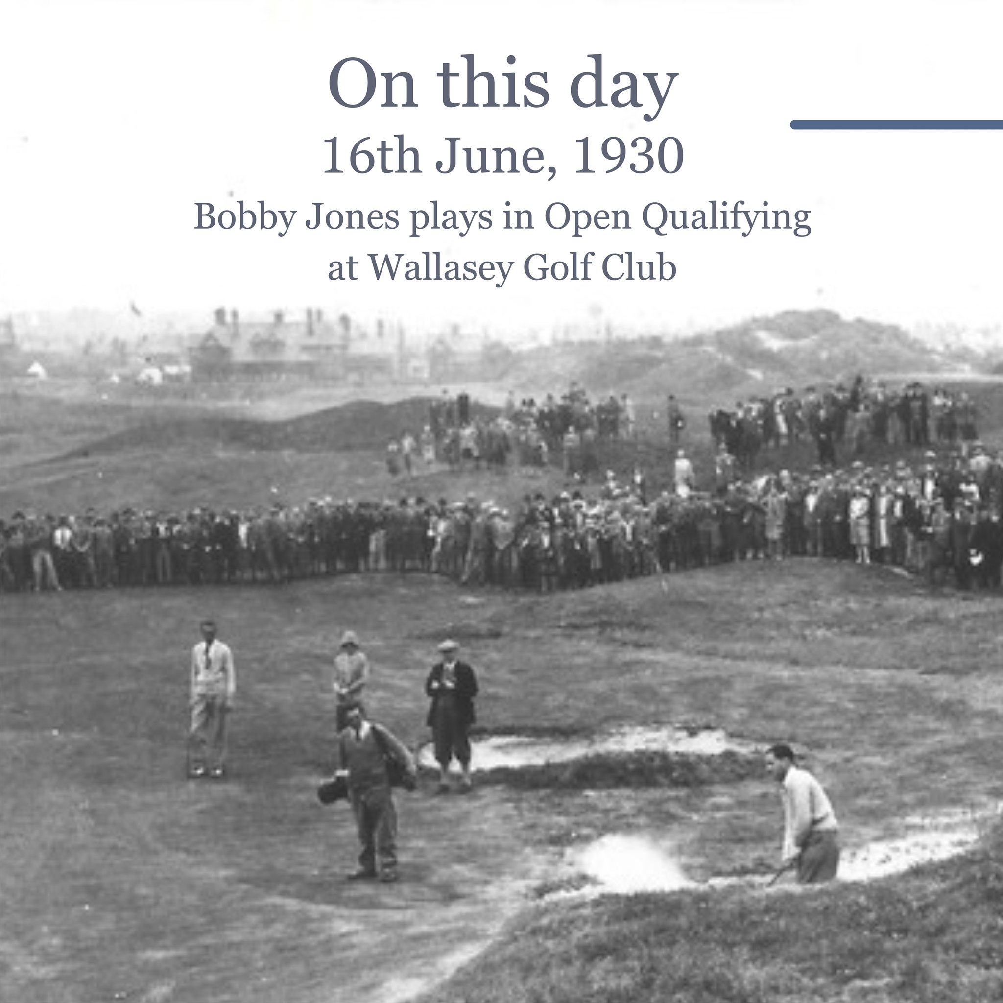 Wallasey Golf Club celebrates Bobby Jones anniversary - @https://www.instagram.com/wallaseygolfclub
