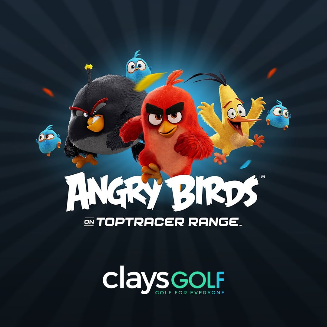 Angry Birds Fun Now Live at Clays Golf's Toptracer Range - @https://www.instagram.com/claysgolf