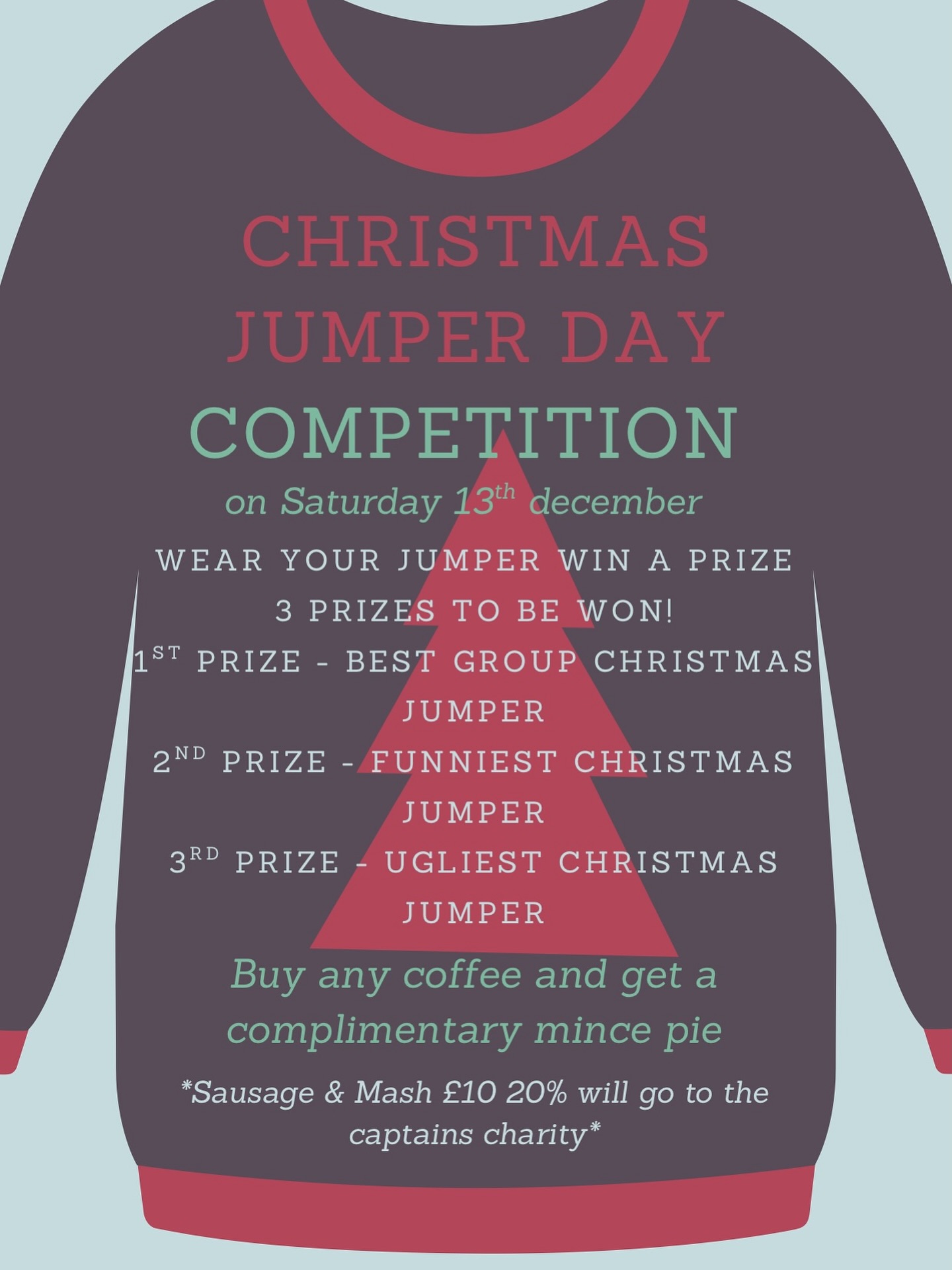 Christmas Jumper Day at The Players Golf Club on December 13 - @https://www.instagram.com/theplayersgolfclub
