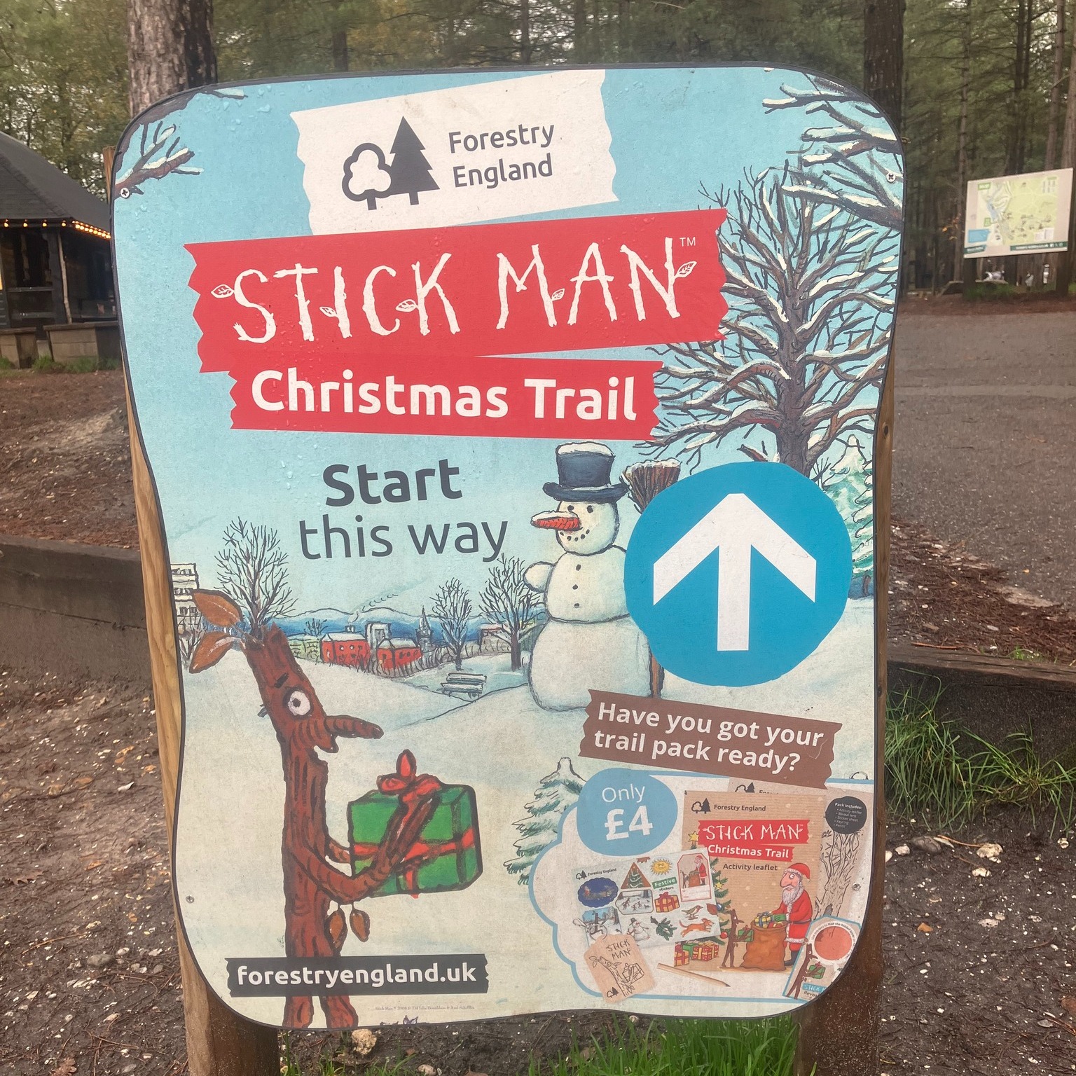 Festive Stick Man Christmas Trail at Moors Valley Golf Club - @https://www.instagram.com/moorsvalley