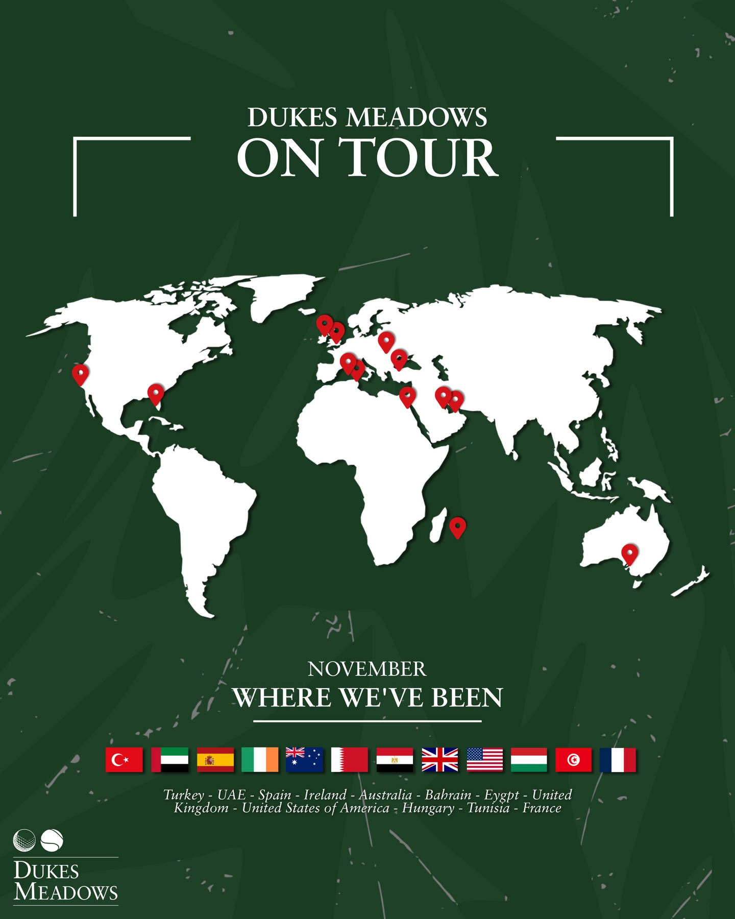 Dukes Meadows players compete across 12 countries in November - @https://www.instagram.com/dukesmeadows/