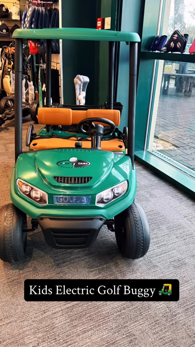Corrstown Golf Club unveils fun kids' electric golf buggy - @https://www.instagram.com/corrstowngc