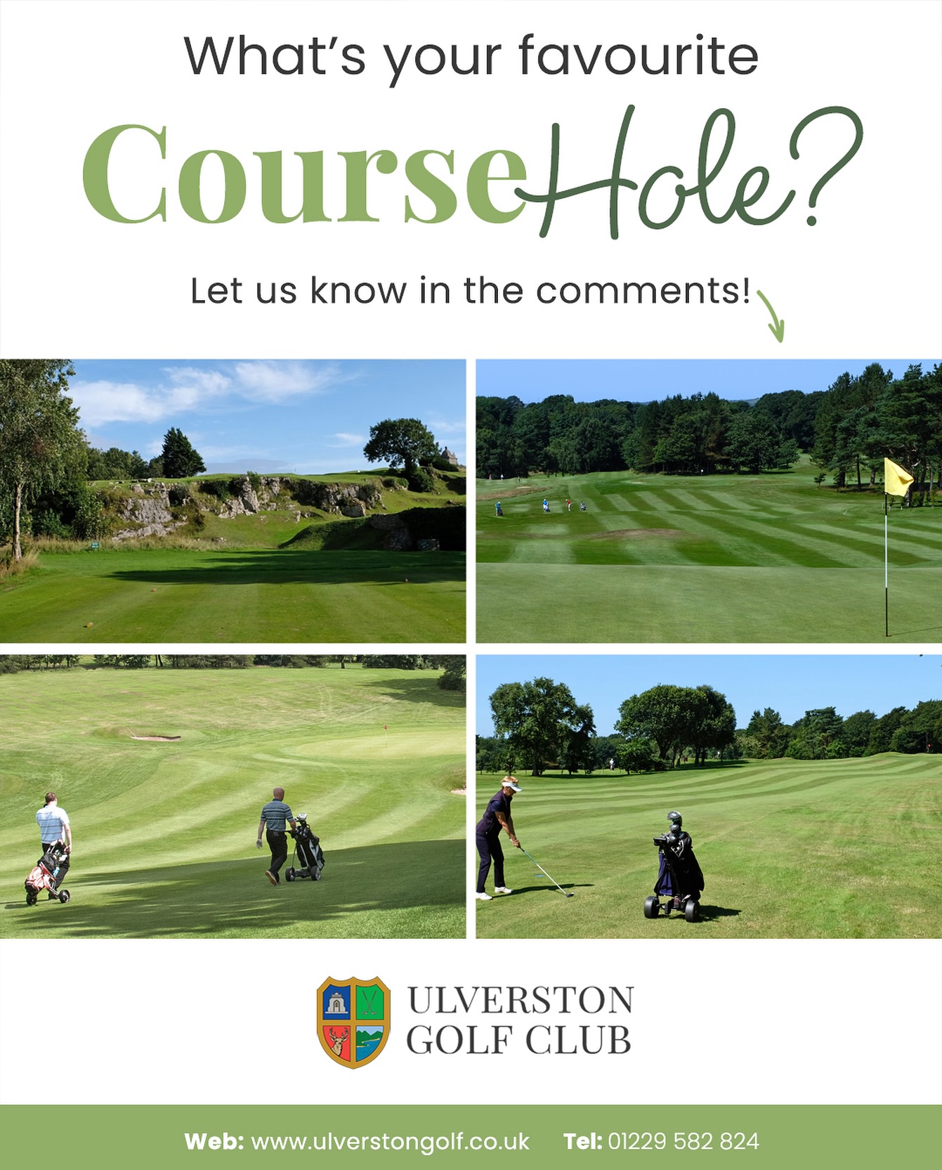 Ulverston Golf Club asks: What's your favourite hole? - @https://www.instagram.com/ulverstongolfclub