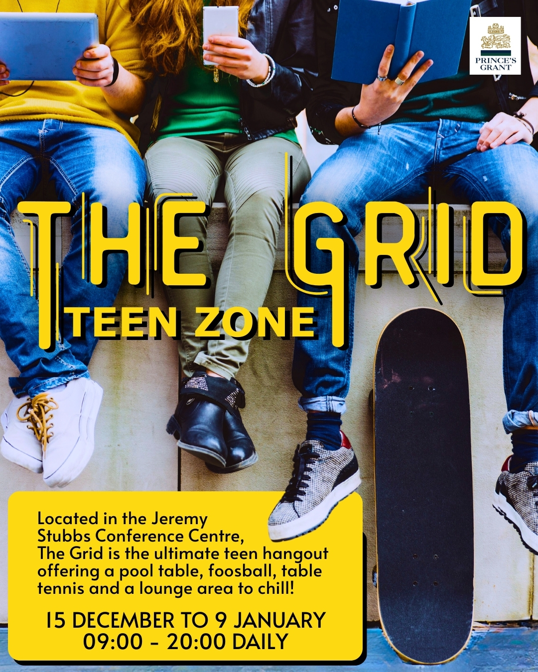 Teen Hangout at Prince's Grant: The Grid Returns This Holiday - @https://www.instagram.com/princesgrant_coastalestate
