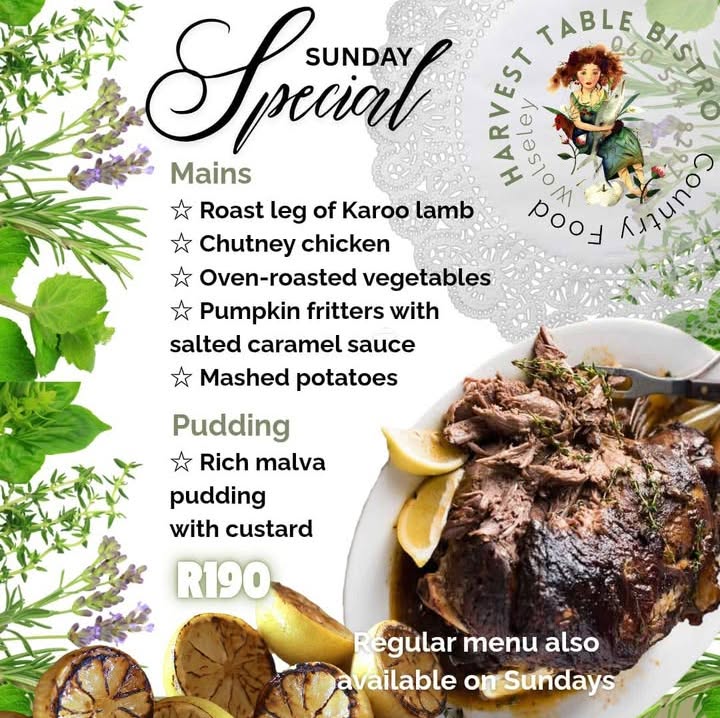 Sunday Lunch at Harvest Table Bistro in Ceres Golf Club - @https://www.instagram.com/cerestourism