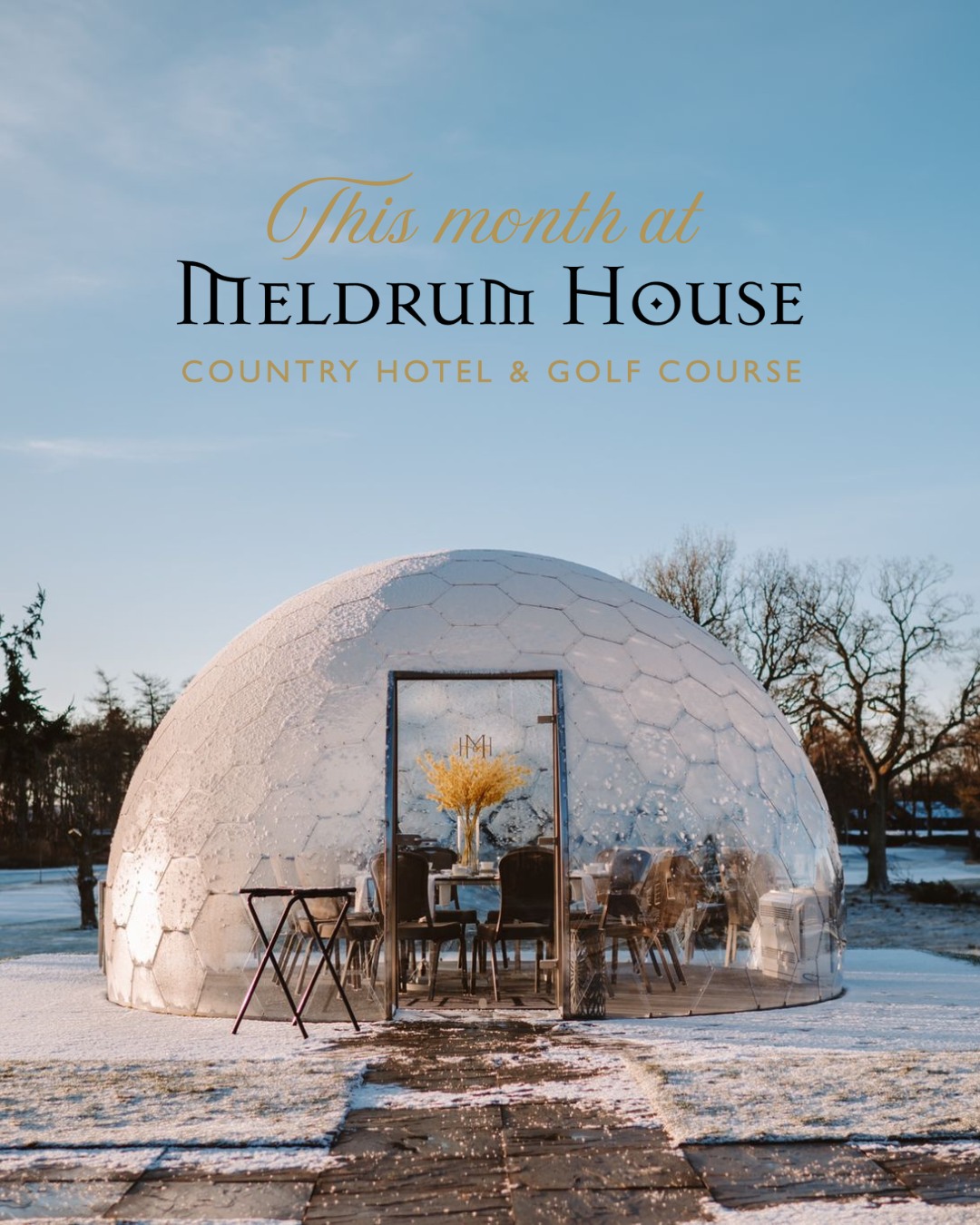 Festive December at Meldrum House Golf Club - @https://www.instagram.com/meldrumhouse