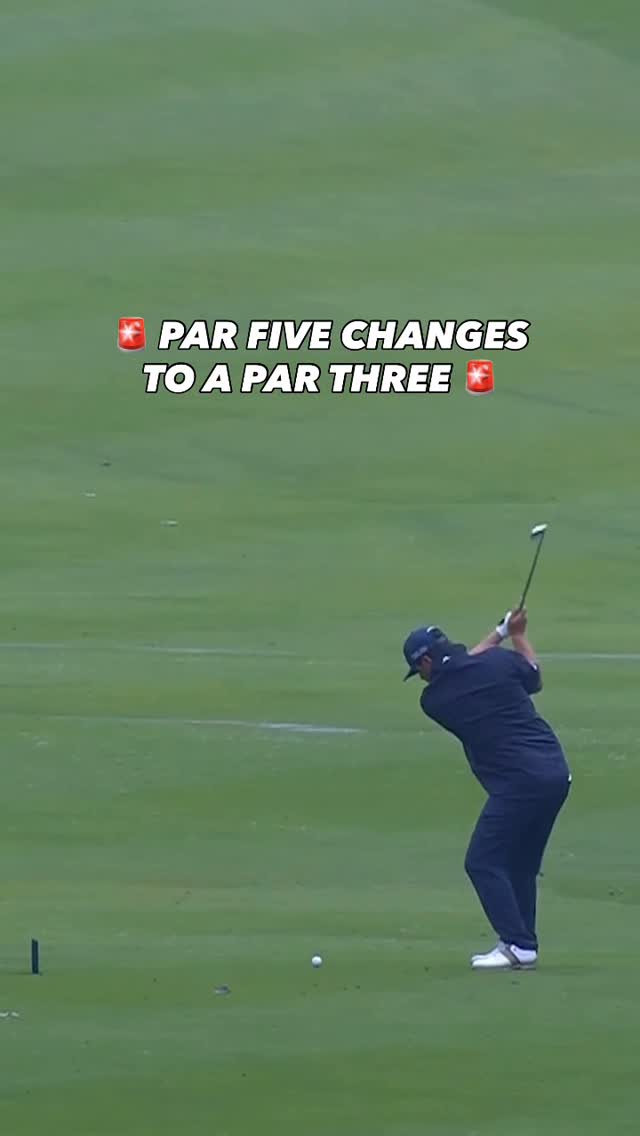 Weather Forces Par 5 6th Hole to Par 3 at Alfred Dunhill Championship