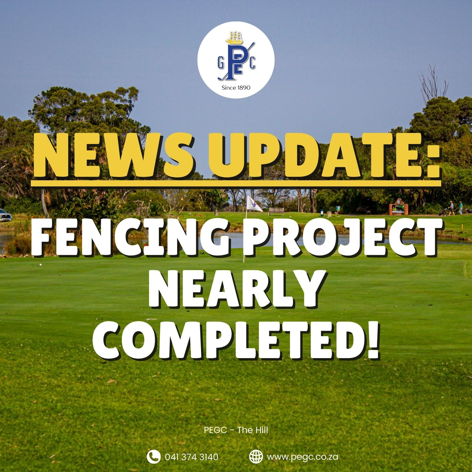 Fencing Project Nears Completion at PEGC – The Hill - @https://www.instagram.com/pegc_thehill