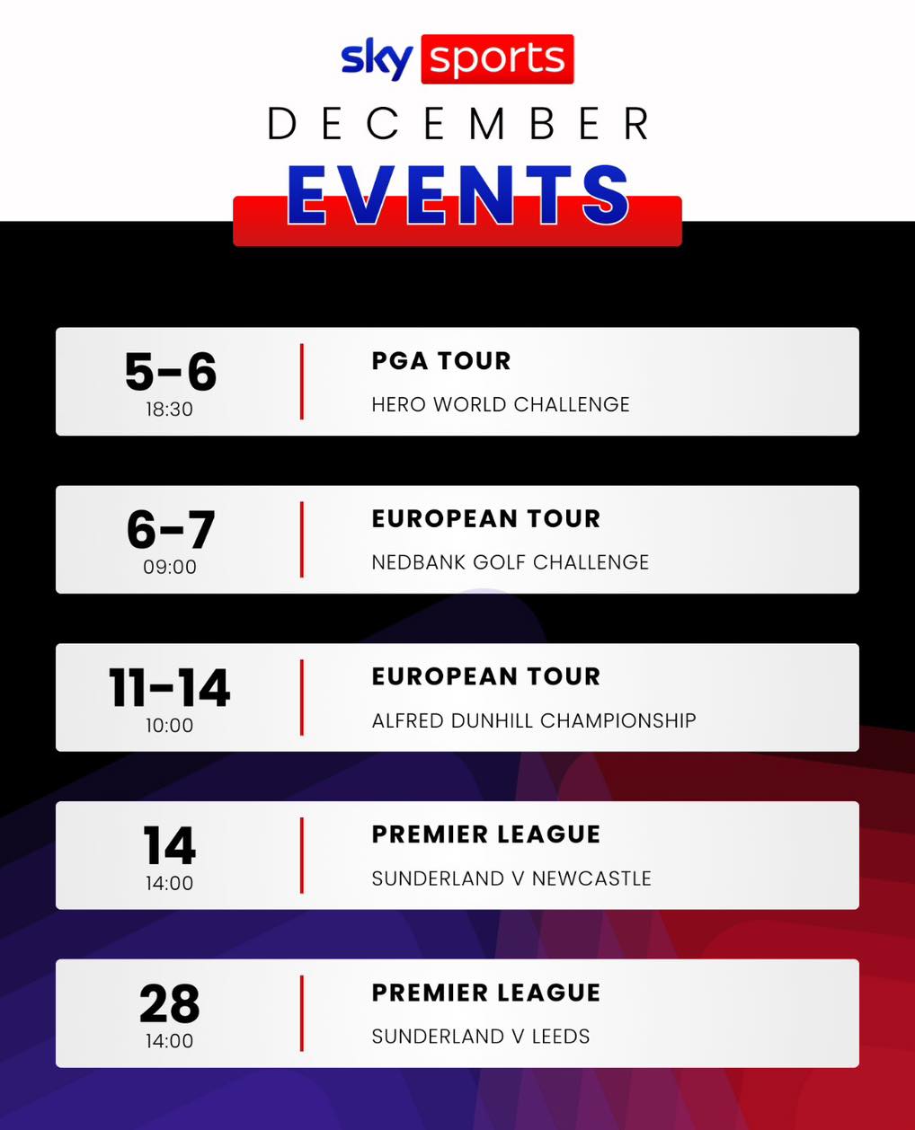 Festive Sky Sports Highlights at Harrogate Golf Club - @https://www.instagram.com/harrogategc1892