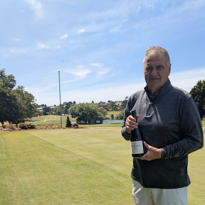 Mowbray Golf Club honors Bruno for hole-in-one on hole 10 - @https://www.instagram.com/mowbraygolf