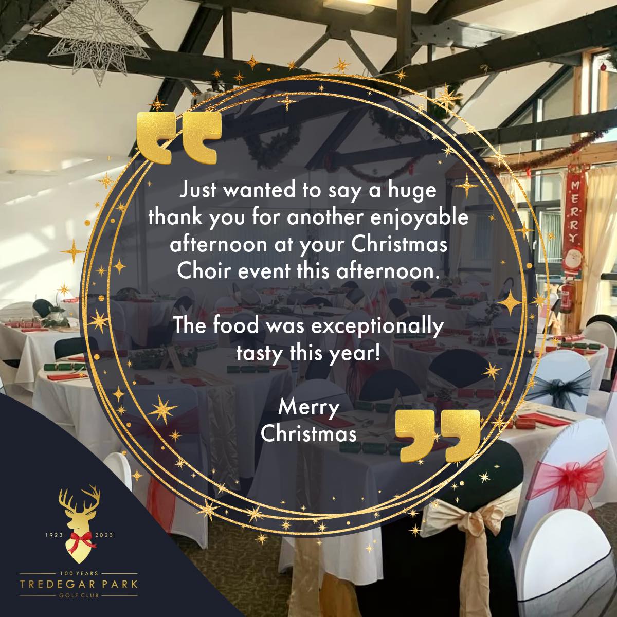 Festive Season Begins at Tredegar Park Golf Club - @https://www.instagram.com/tredegarparkgolfclub