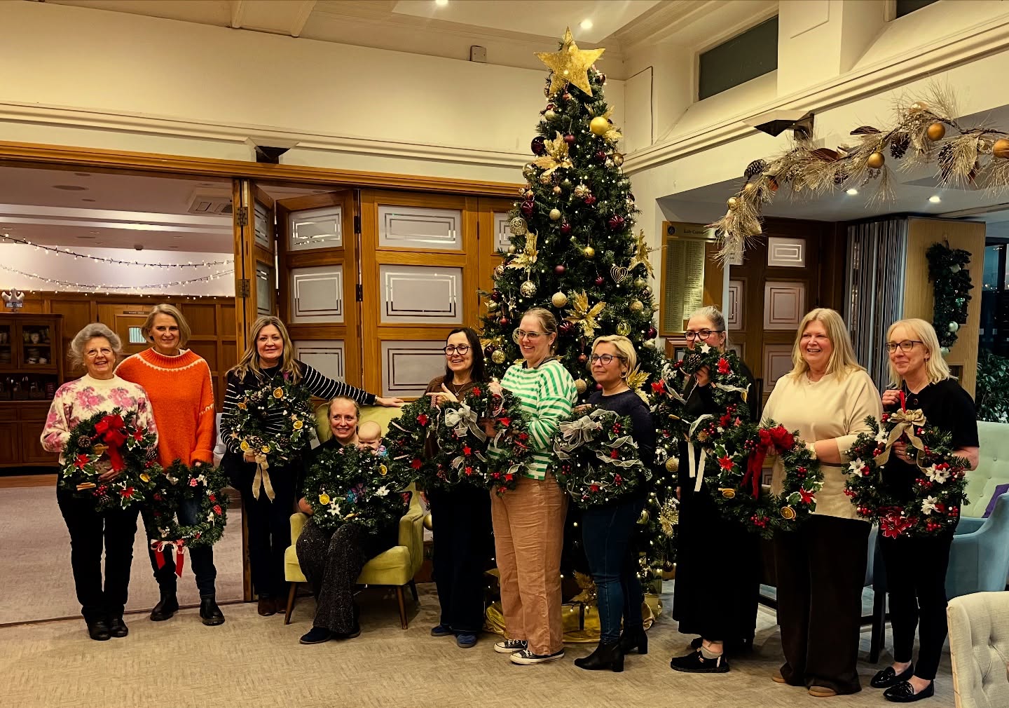 Festive Wreath-Making Evening at Knebworth Golf Club - @https://www.instagram.com/knebworthgolfclub