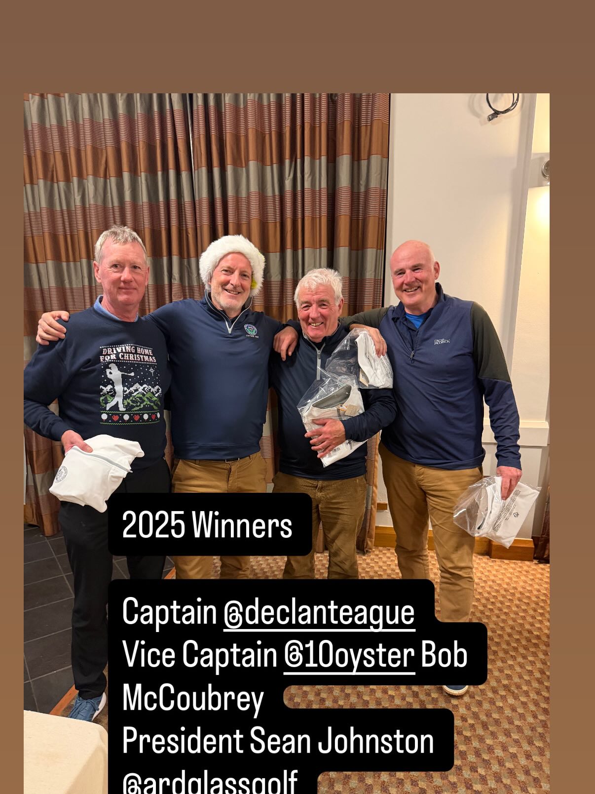 Ardglass Golf Club hosts 2025 Christmas Golf Day - @https://www.instagram.com/ardglassgolf