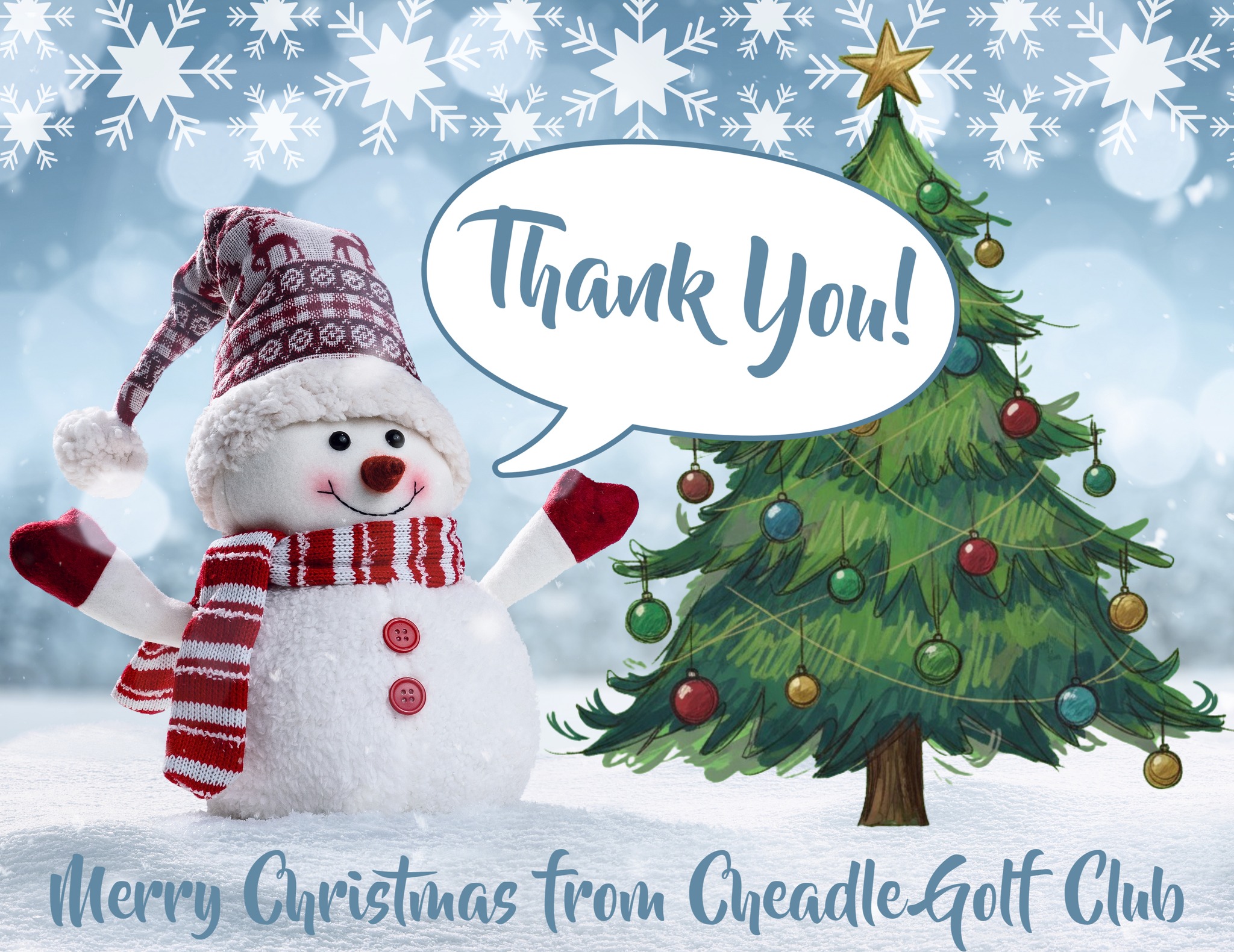 Cheadle Golf Club Sends Holiday Wishes and Thanks to Members - @https://www.instagram.com/cheadle_golf_club/
