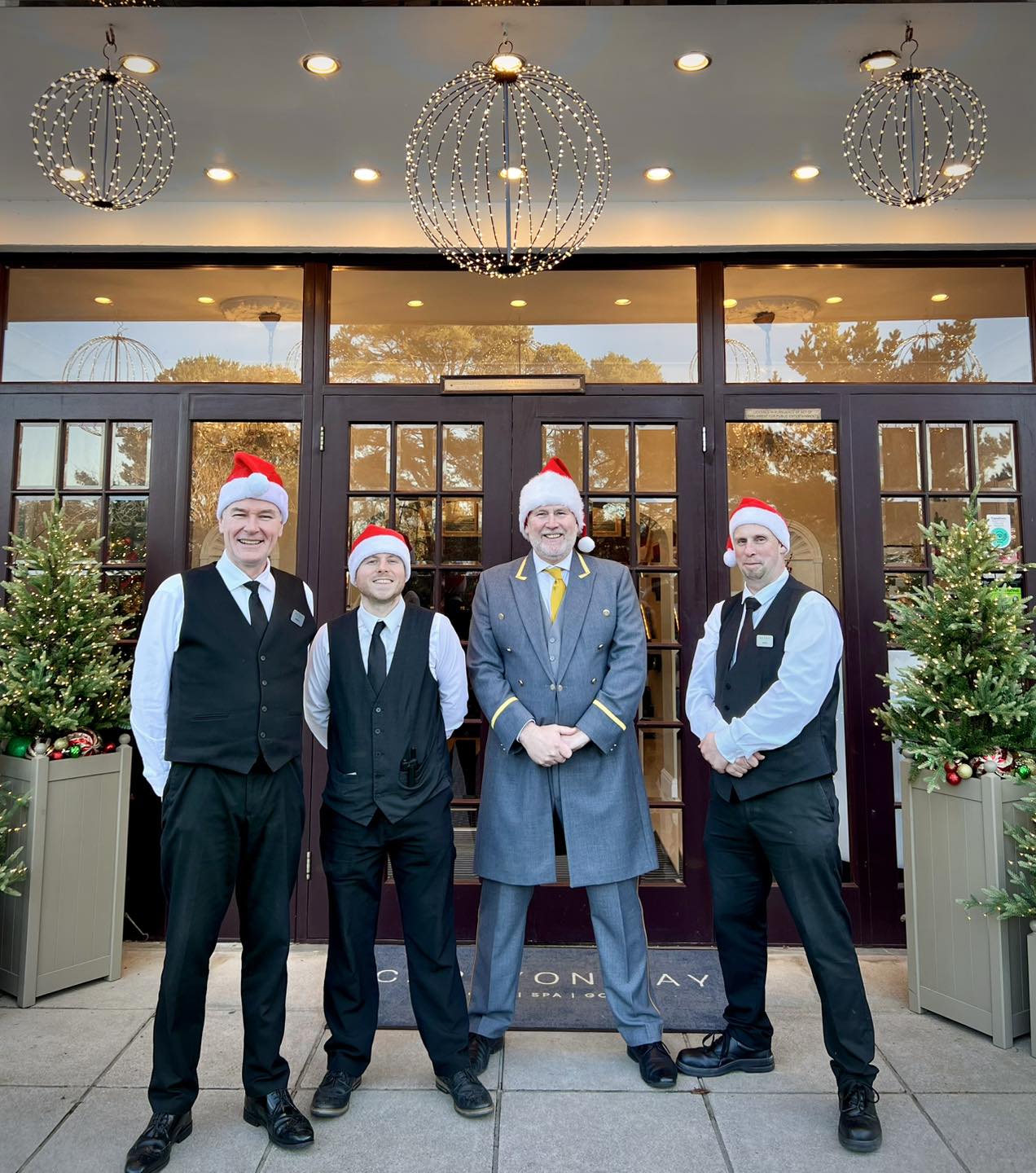 Holiday Cheers from the Carlyon Bay Hotel Porters Team - @https://www.instagram.com/carlyonbayhotel