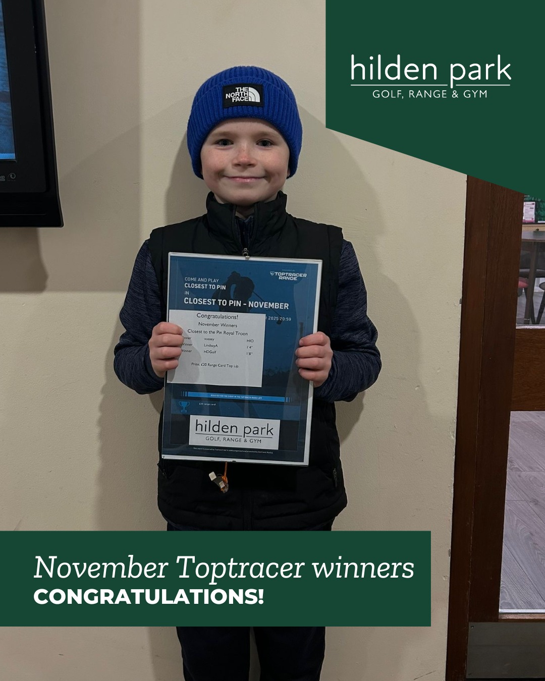 Toptracer Competition Highlights at Hilden Park Golf Club - @https://www.instagram.com/hildenpark_