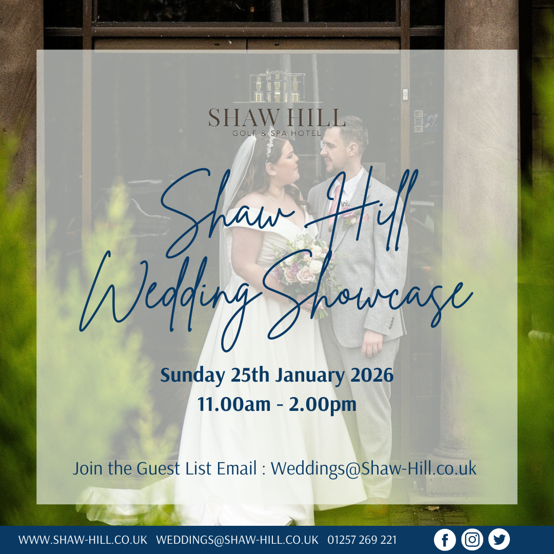 Wedding Showcase at Shaw Hill Golf & Spa Hotel in January 2026 - @https://www.instagram.com/shawhillgolfspahotel