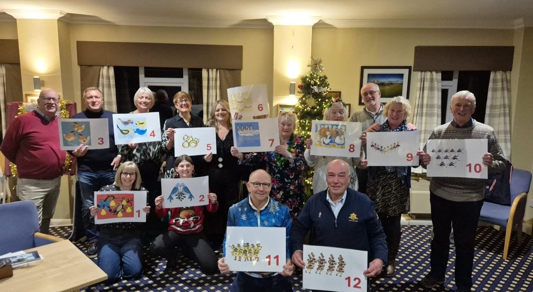 Royal County Down Golf Club celebrates festive season with carols - @https://www.instagram.com/rcgc_1888