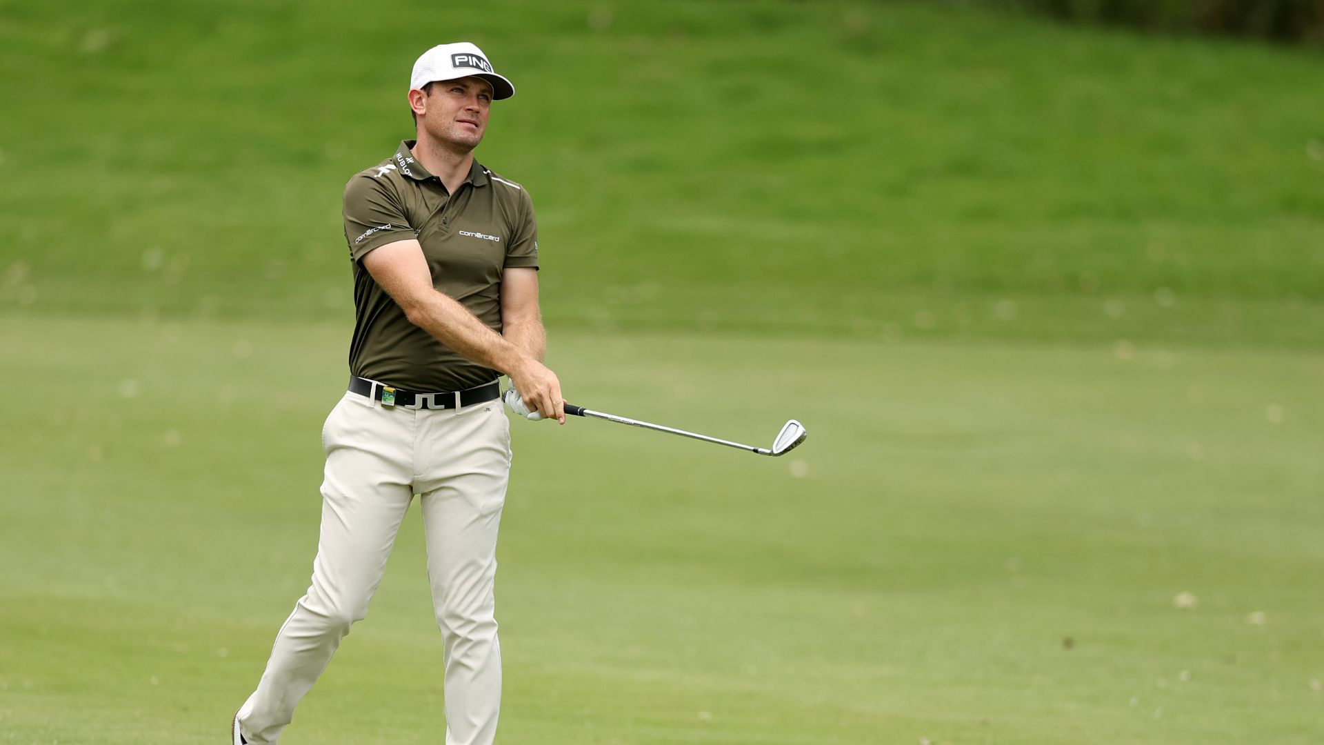 Joel Girrbach in the Top 10 at the Alfred Dunhill Championship. (Photo: Getty)