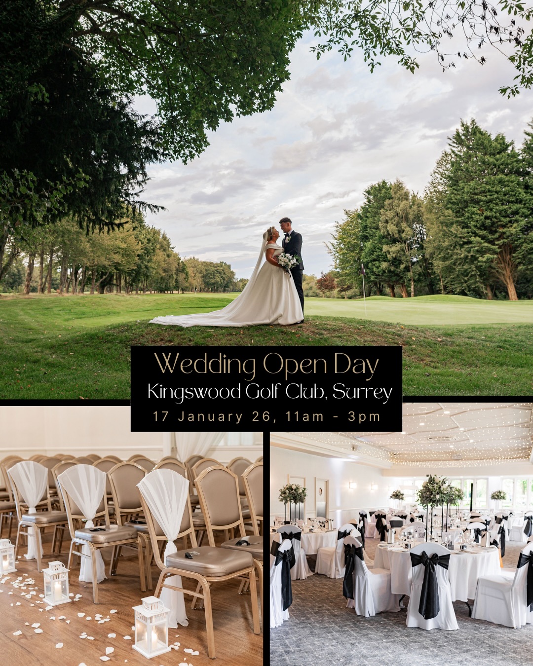 Join Us for a Dream Wedding Open Day at Kingswood Golf Club - @https://www.instagram.com/kingswood.gcc/