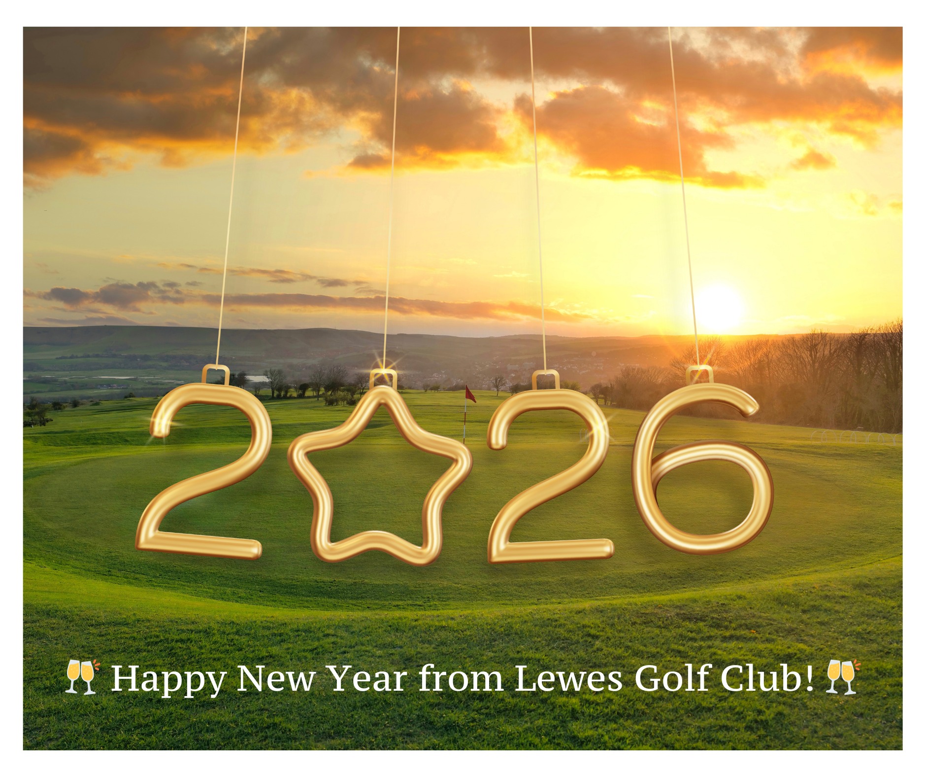 Happy New Year Greetings from Lewes Golf Club as We Welcome 2026 - @https://www.instagram.com/lewesgolfclub