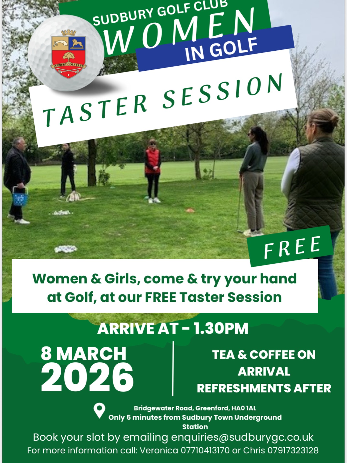 Sudbury Golf Club Offers Free Taster Session for Women and Girls - @https://www.instagram.com/sudburygolf/