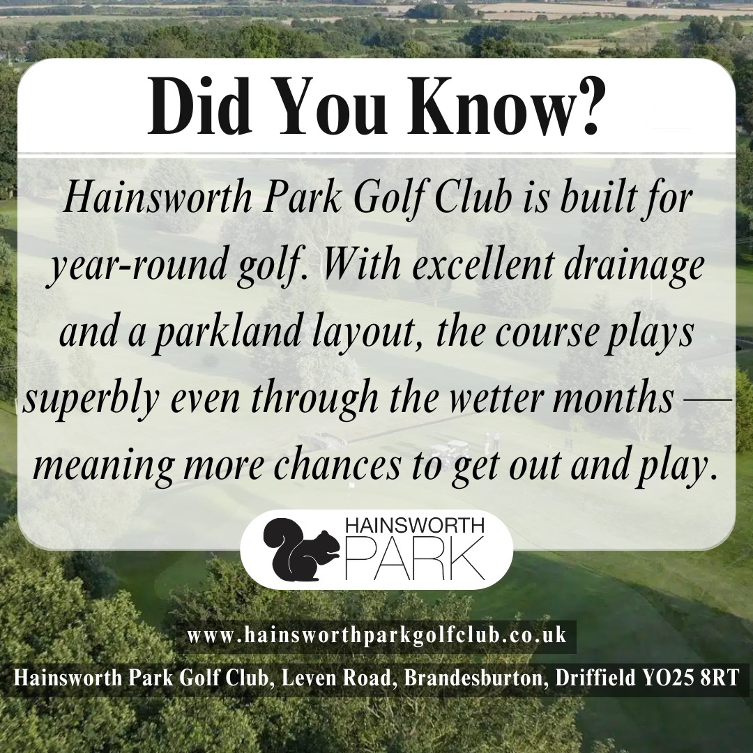 Discover Year-Round Golf at Hainsworth Park Golf Club - @https://www.instagram.com/hainsworthpark