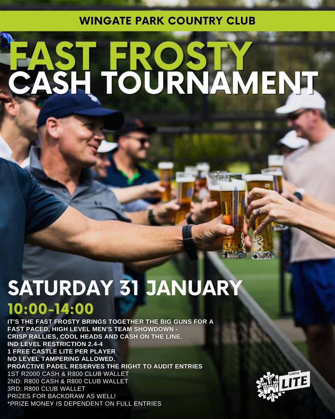 Wingate Park Country Club Hosts Fast Frosty Cash Padel Tournament - @https://www.instagram.com/wingateparkcountryclub