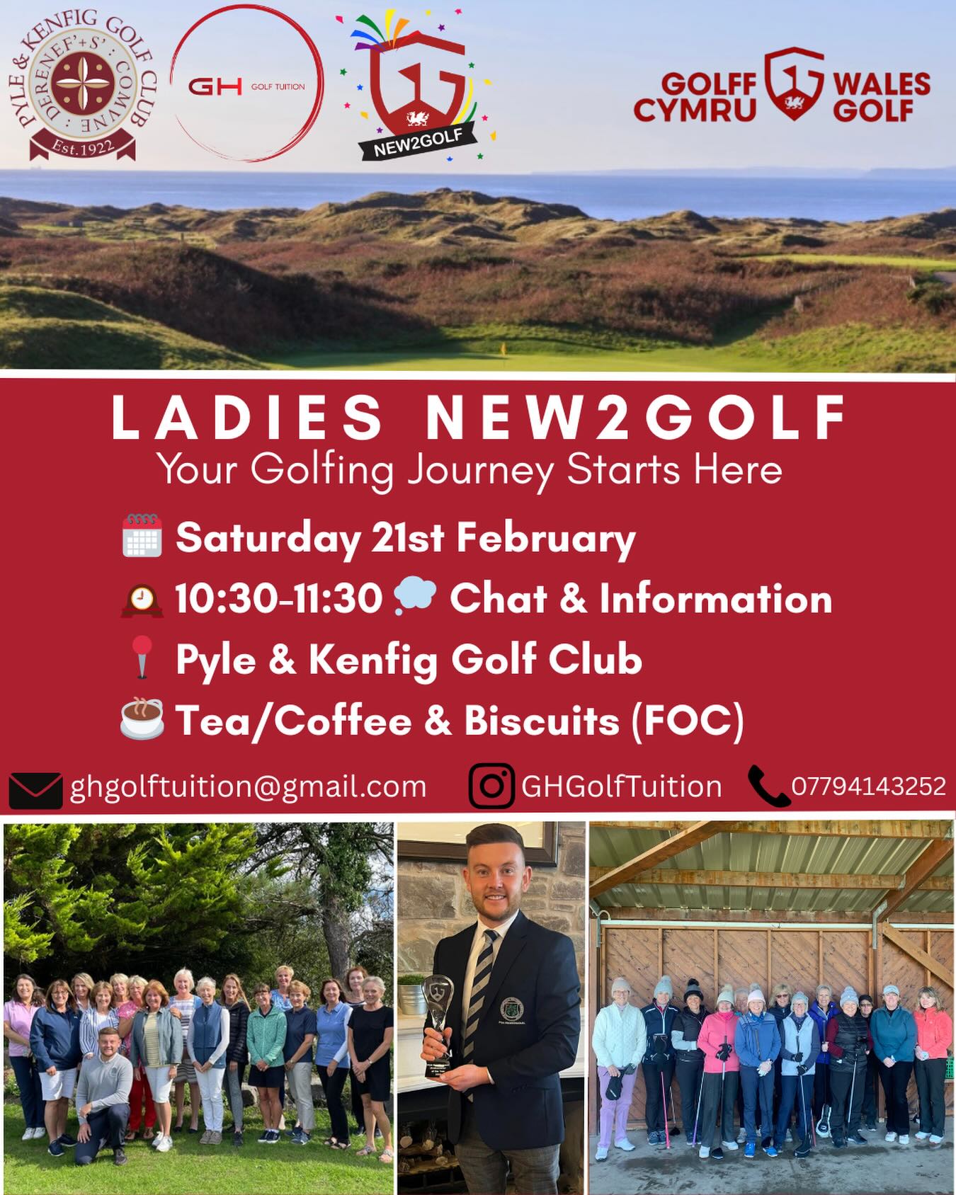 Pyle & Kenfig Golf Club Ladies New2Golf Information Morning - @https://www.instagram.com/pandkgc